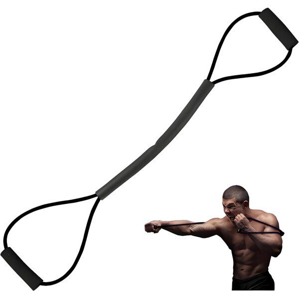 Bandas de resistencia de boxeo para entrenamiento de fuerza explosiva y velocidad: mejora tus habilidades de boxeo en cualquier lugar, en cualquier momento