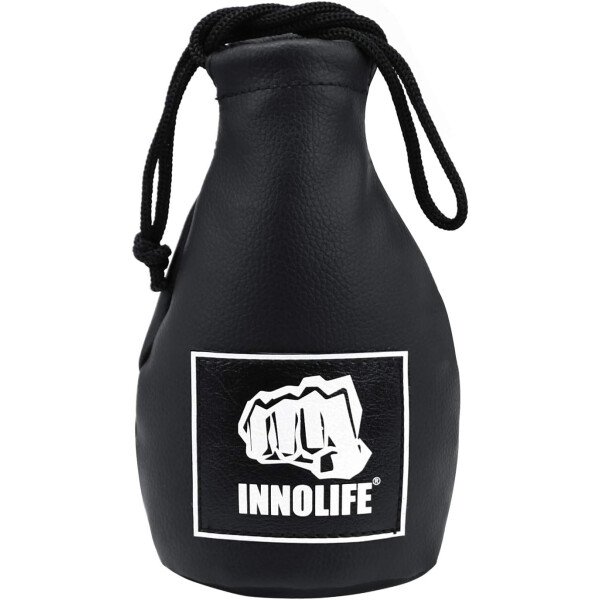 INNOLIFE Boxing Slip Bag, Dodge Hide Speed Bag Maize Ball Leather Ball for Reflex Training, Boxing, Kickboxing, MMA Pendulum Training, Red - Imagen 2