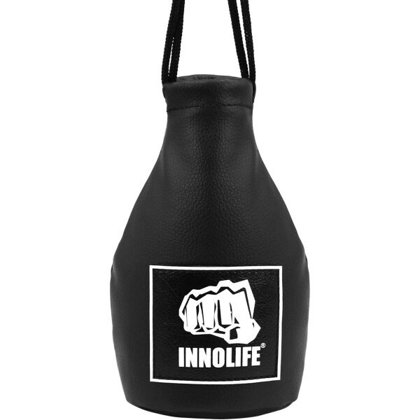 INNOLIFE Boxing Slip Bag, Dodge Hide Speed Bag Maize Ball Leather Ball for Reflex Training, Boxing, Kickboxing, MMA Pendulum Training, Red - Imagen 14