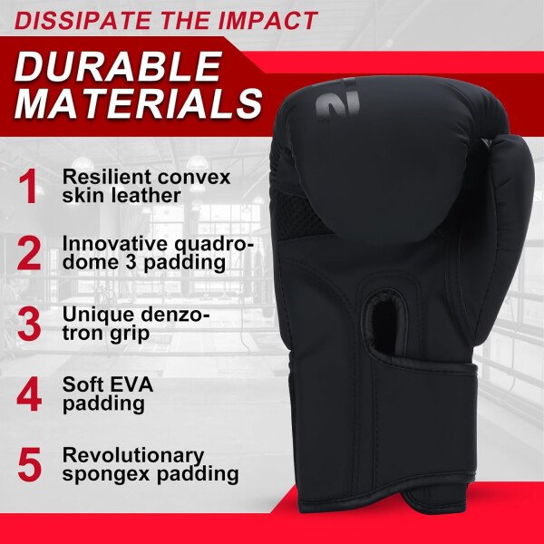 Guantes de boxeo para hombres y mujeres, guantes de entrenamiento de boxeo, guantes de boxeo MMA, Kickboxing, guantes de entrenamiento para boxeo, kickboxing, Muay Thai, MMA - Imagen 3