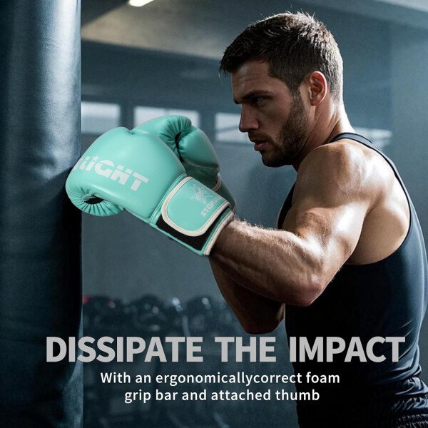 Guantes de boxeo para hombres y mujeres, guantes de entrenamiento de boxeo, guantes de boxeo MMA, Kickboxing, guantes de entrenamiento para boxeo, kickboxing, Muay Thai, MMA - Imagen 15