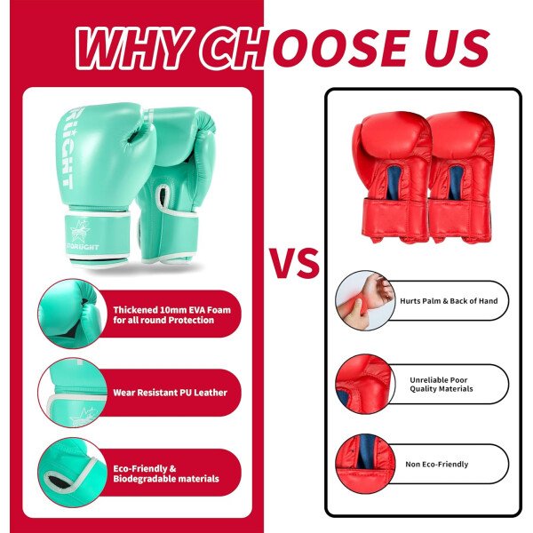 Guantes de boxeo para hombres y mujeres, guantes de entrenamiento de boxeo, guantes de boxeo MMA, Kickboxing, guantes de entrenamiento para boxeo, kickboxing, Muay Thai, MMA - Imagen 16