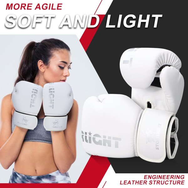 Guantes de boxeo para hombres y mujeres, guantes de entrenamiento de boxeo, guantes de boxeo MMA, Kickboxing, guantes de entrenamiento para boxeo, kickboxing, Muay Thai, MMA - Imagen 24