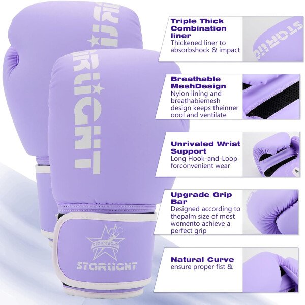 Guantes de boxeo para hombres y mujeres, guantes de entrenamiento de boxeo, guantes de boxeo MMA, Kickboxing, guantes de entrenamiento para boxeo, kickboxing, Muay Thai, MMA - Imagen 48