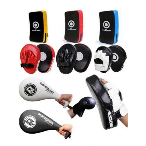 1 pieza Objetivo de práctica de dispersión de boxeo, objetivo de dispersión curvo de boxeo, equipo deportivo de entrenamiento de reacción de taekwondo para boxeo, artes marciales y acondicionamiento físico