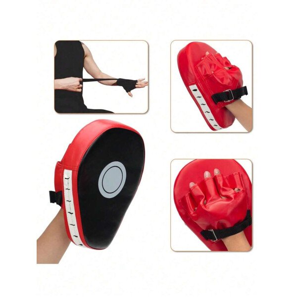 1 pieza Objetivo de práctica de dispersión de boxeo, objetivo de dispersión curvo de boxeo, equipo deportivo de entrenamiento de reacción de taekwondo para boxeo, artes marciales y acondicionamiento físico - Imagen 5