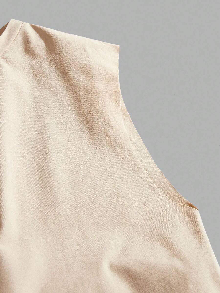 Manfinity Joysei Camiseta de tirantes holgada con estampado de guantes de boxeo vintage americano para hombres, talla estándar, blanco - Imagen 22