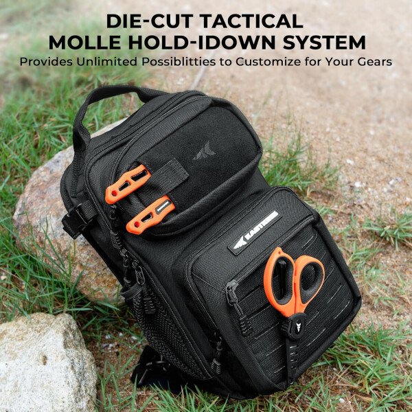 KastKing BlowBak - Bolsa táctica para aparejos de pesca, mochila de pesca ligera, almacenamiento para equipo y equipo, regalo para hombres - Imagen 7