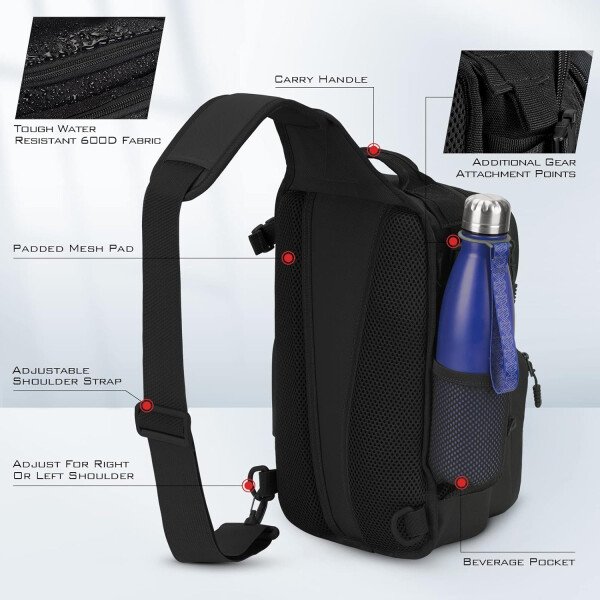 KastKing BlowBak - Bolsa táctica para aparejos de pesca, mochila de pesca ligera, almacenamiento para equipo y equipo, regalo para hombres - Imagen 8