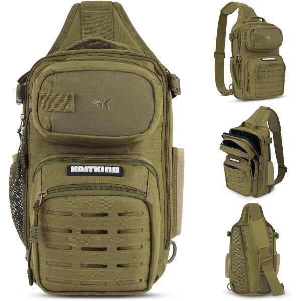 KastKing BlowBak - Bolsa táctica para aparejos de pesca, mochila de pesca ligera, almacenamiento para equipo y equipo, regalo para hombres - Imagen 17
