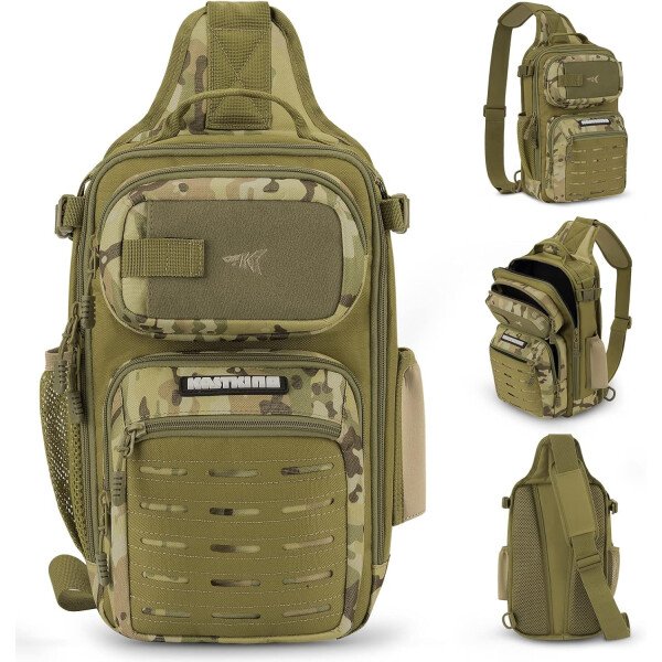 KastKing BlowBak - Bolsa táctica para aparejos de pesca, mochila de pesca ligera, almacenamiento para equipo y equipo, regalo para hombres - Imagen 23