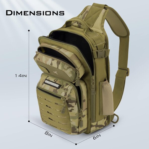 KastKing BlowBak - Bolsa táctica para aparejos de pesca, mochila de pesca ligera, almacenamiento para equipo y equipo, regalo para hombres - Imagen 24