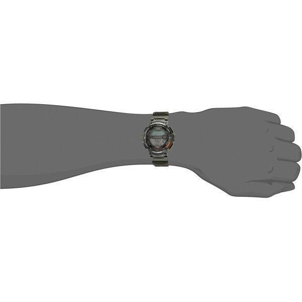 Casio Reloj de cuarzo con temporizador de pesca con correa de resina - Imagen 2