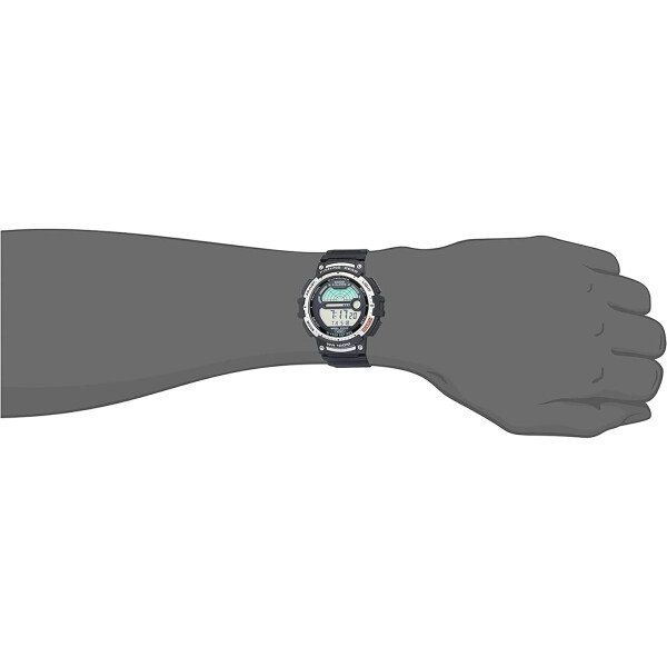 Casio Reloj de cuarzo con temporizador de pesca con correa de resina - Imagen 8