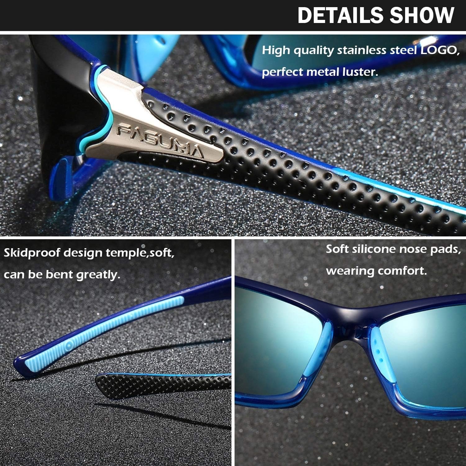 Gafas de sol polarizadas para hombre, ciclismo, conducir, pesca, 100% protección UV - Imagen 19