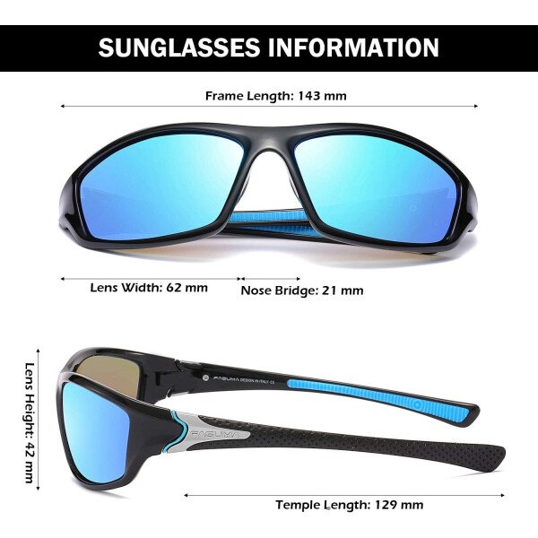 Gafas de sol polarizadas para hombre, ciclismo, conducir, pesca, 100% protección UV - Imagen 24