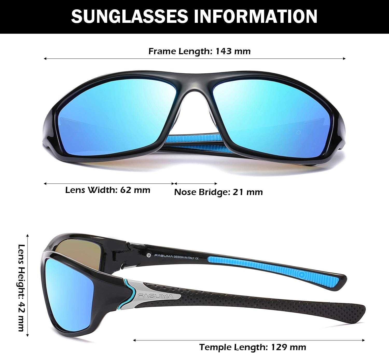 Gafas de sol polarizadas para hombre, ciclismo, conducir, pesca, 100% protección UV - Imagen 24