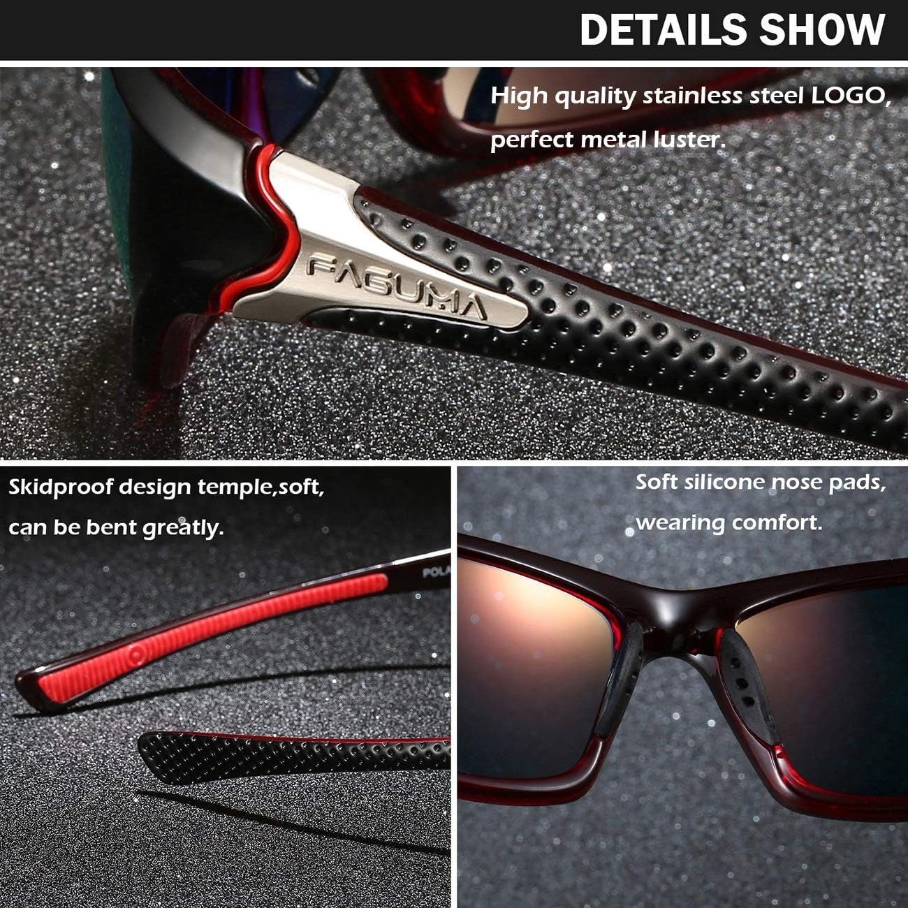 Gafas de sol polarizadas para hombre, ciclismo, conducir, pesca, 100% protección UV - Imagen 25