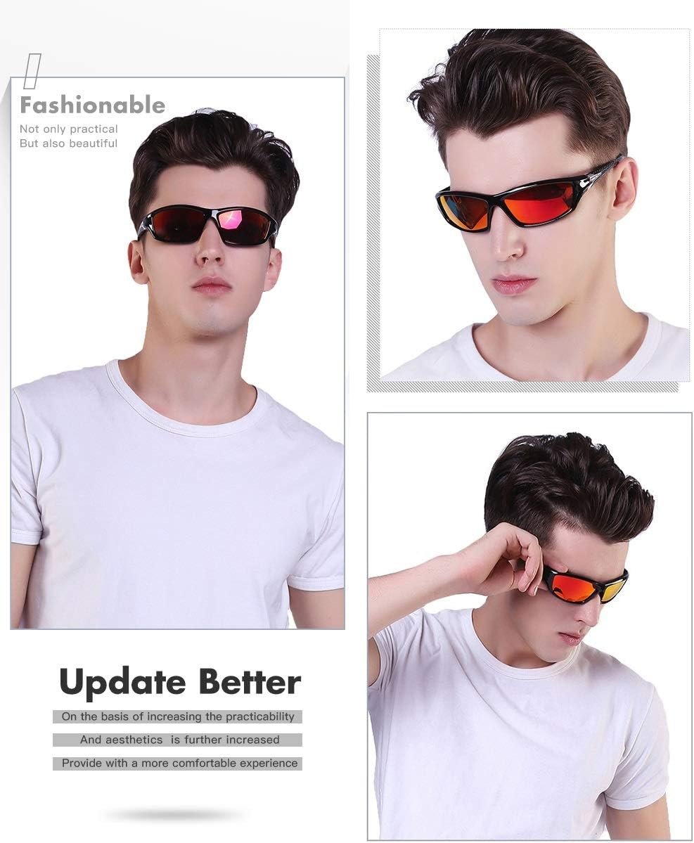 Gafas de sol polarizadas para hombre, ciclismo, conducir, pesca, 100% protección UV - Imagen 26