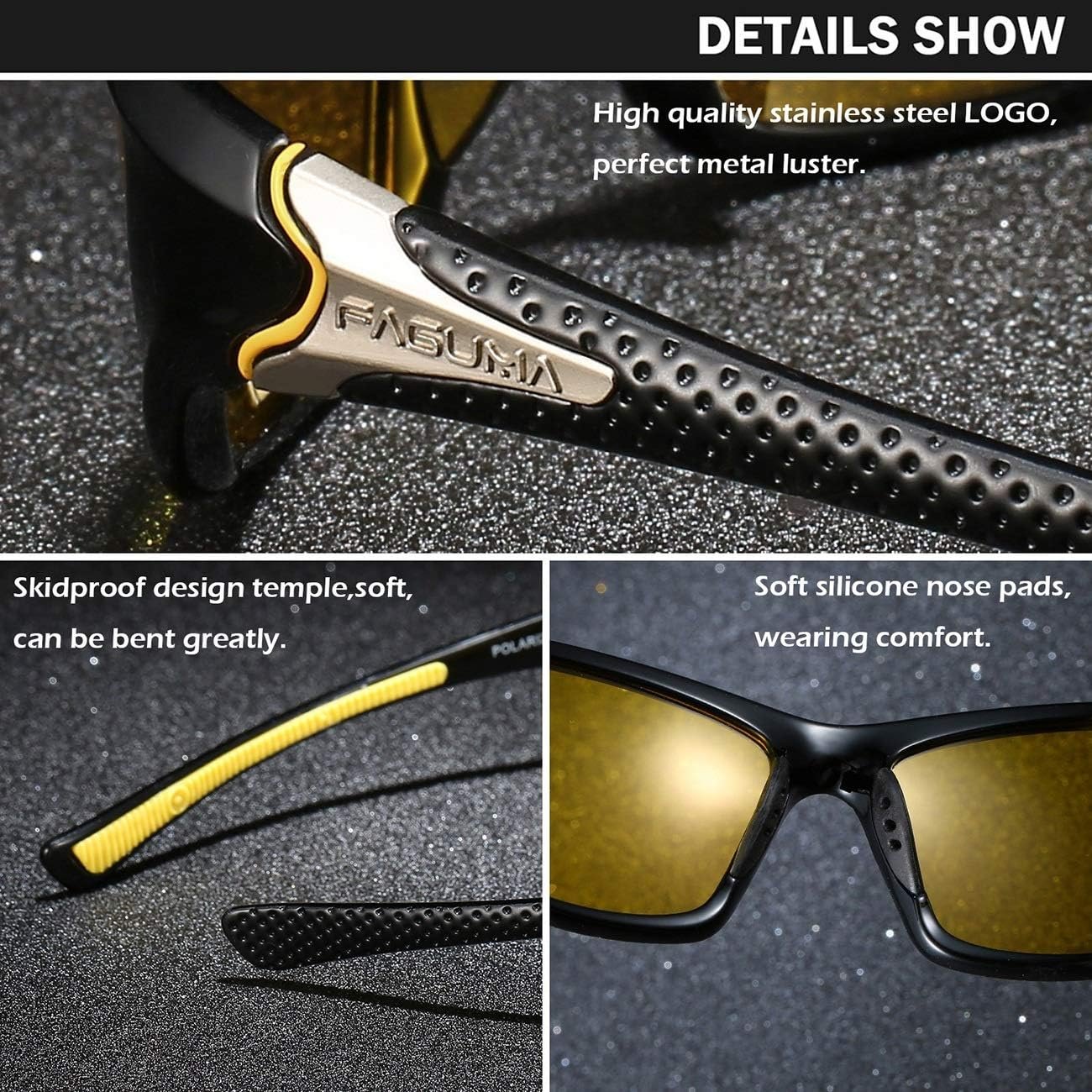 Gafas de sol polarizadas para hombre, ciclismo, conducir, pesca, 100% protección UV - Imagen 32
