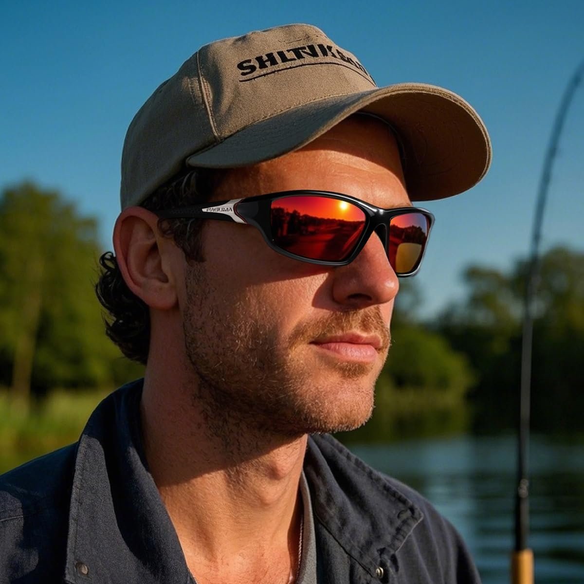 Gafas de sol polarizadas para hombre, ciclismo, conducir, pesca, 100% protección UV - Imagen 34