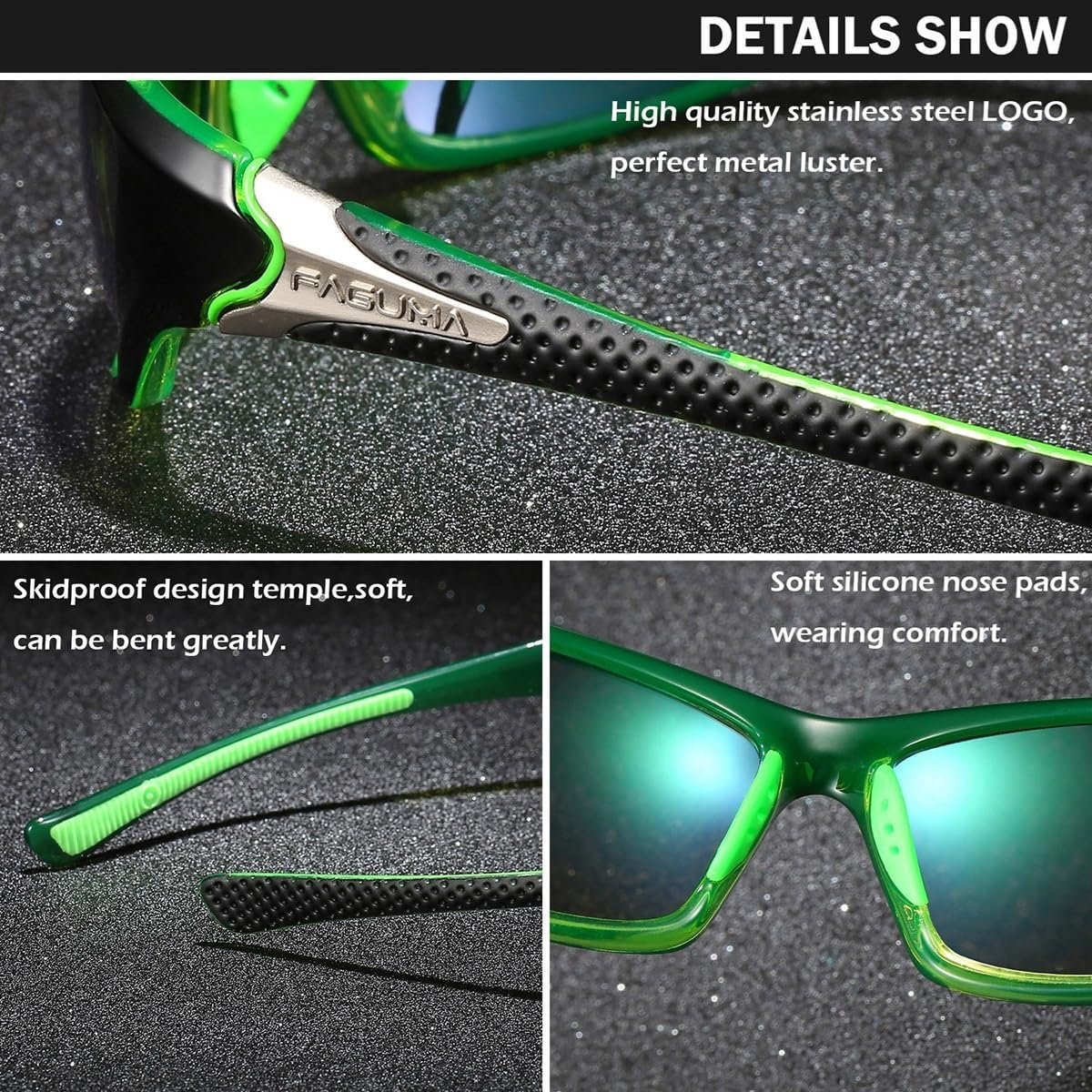 Gafas de sol polarizadas para hombre, ciclismo, conducir, pesca, 100% protección UV - Imagen 35