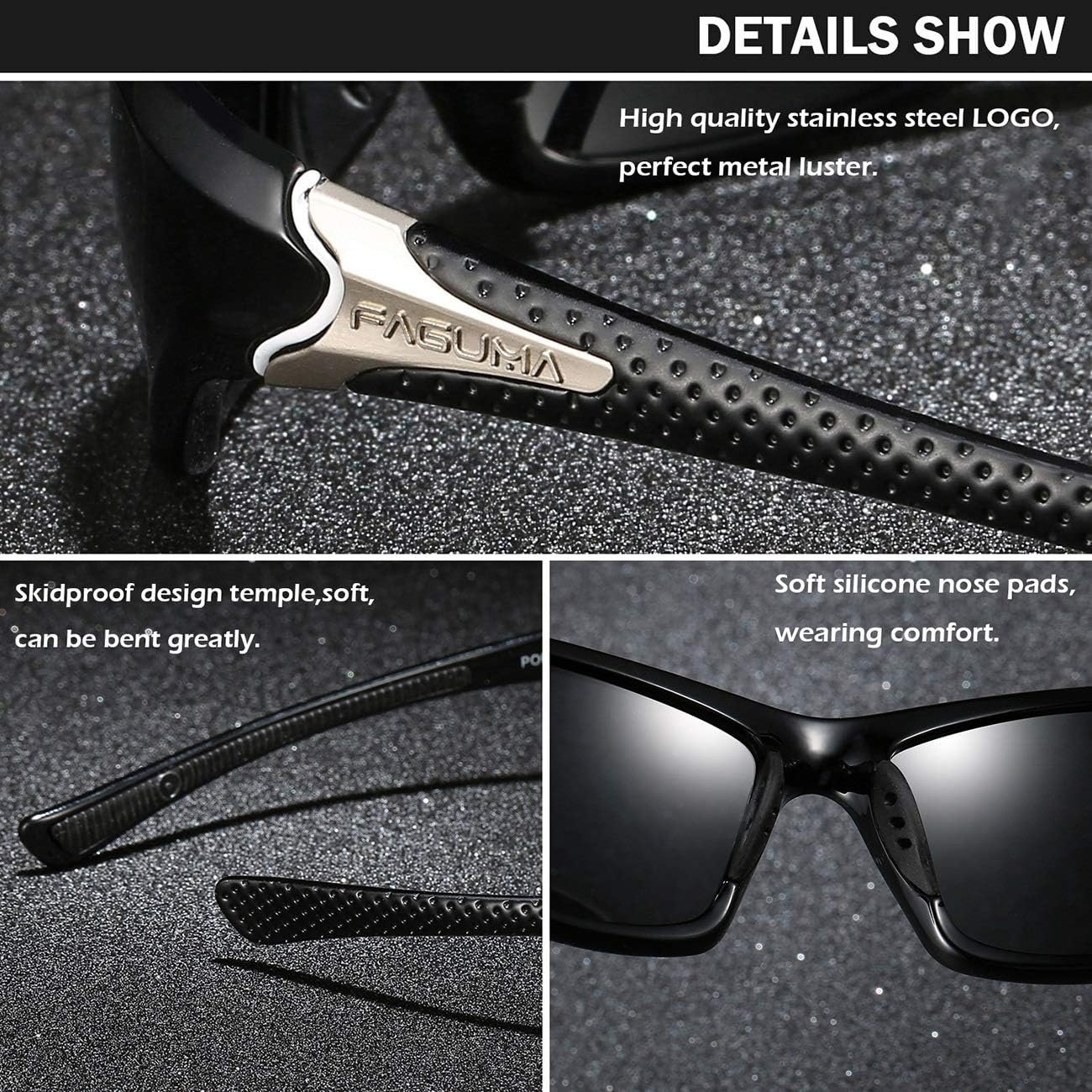 Gafas de sol polarizadas para hombre, ciclismo, conducir, pesca, 100% protección UV - Imagen 43