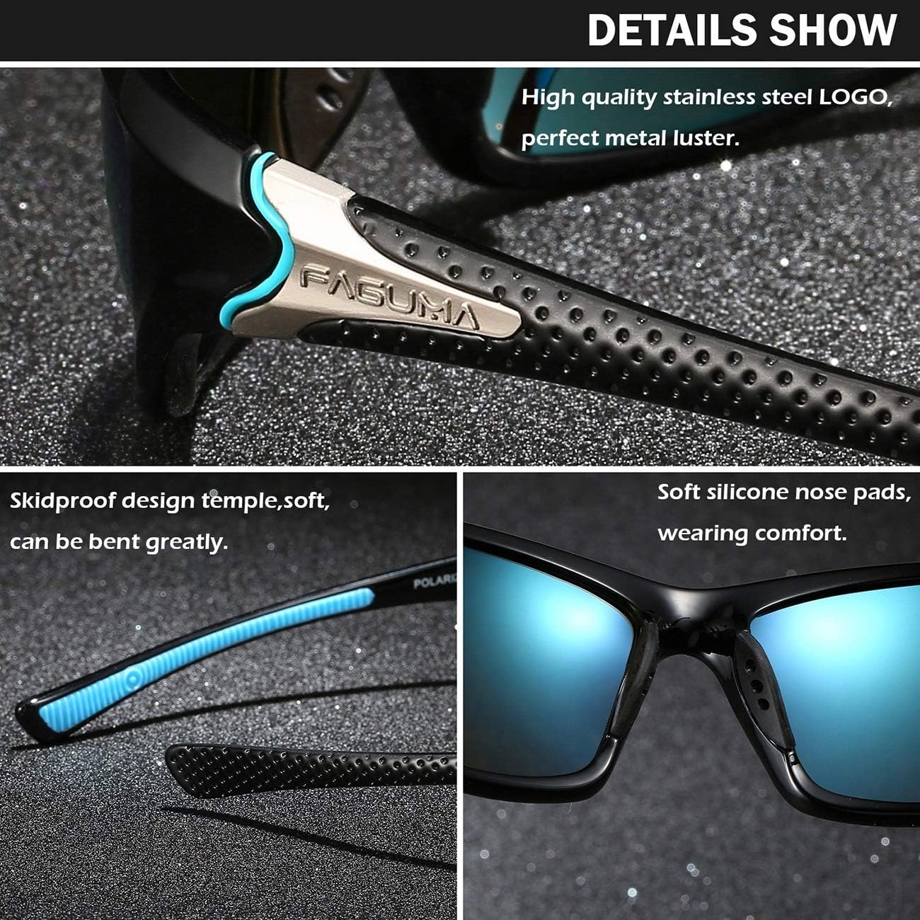 Gafas de sol polarizadas para hombre, ciclismo, conducir, pesca, 100% protección UV - Imagen 46