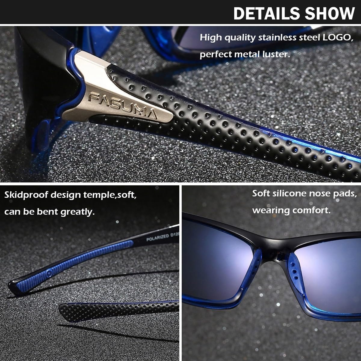 Gafas de sol polarizadas para hombre, ciclismo, conducir, pesca, 100% protección UV - Imagen 50