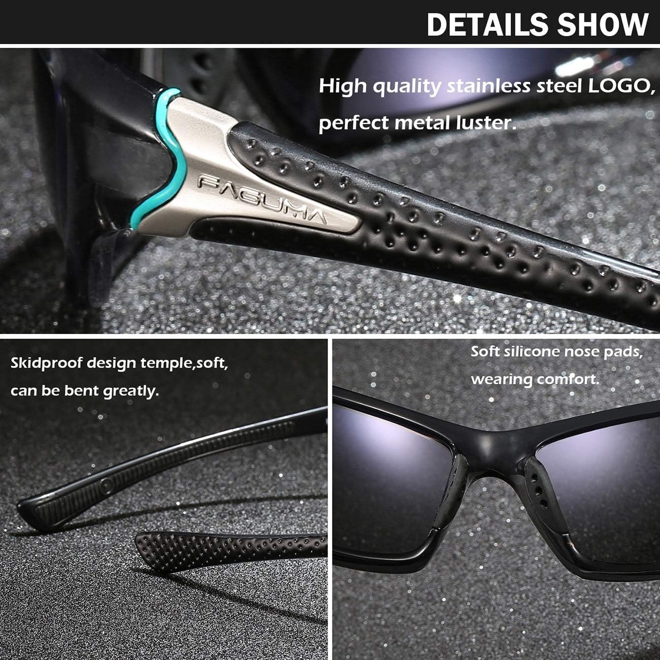 Gafas de sol polarizadas para hombre, ciclismo, conducir, pesca, 100% protección UV - Imagen 56