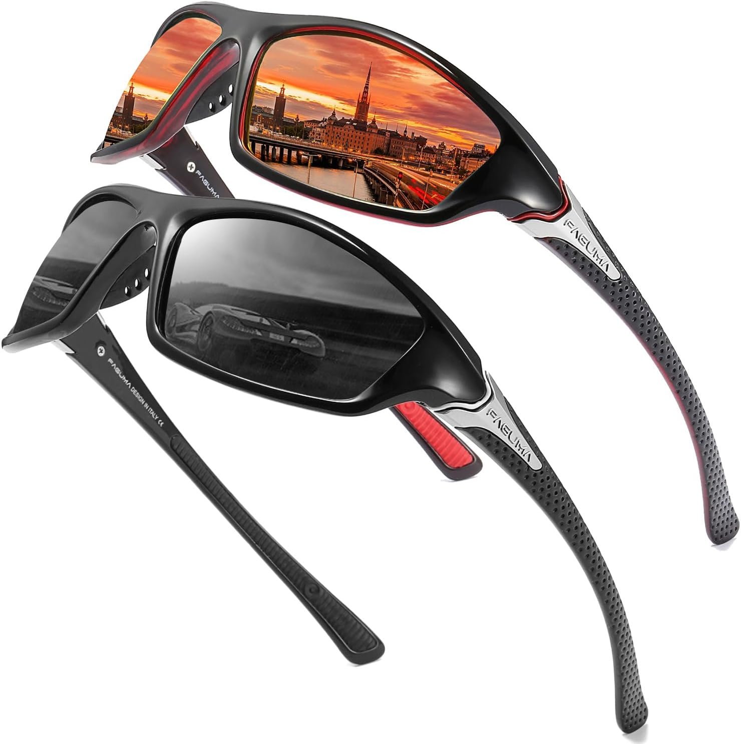 Gafas de sol polarizadas para hombre, ciclismo, conducir, pesca, 100% protección UV - Imagen 60