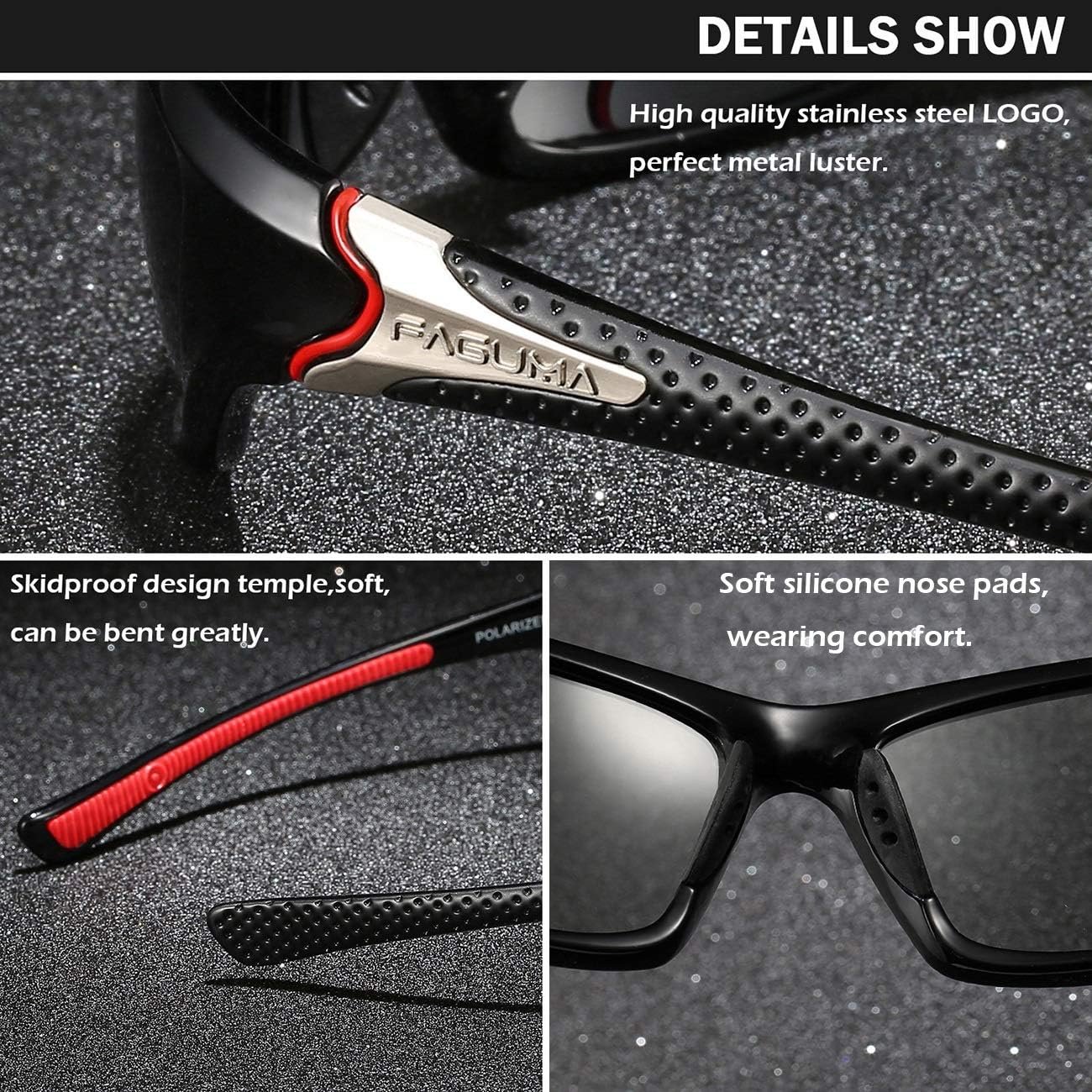 Gafas de sol polarizadas para hombre, ciclismo, conducir, pesca, 100% protección UV - Imagen 66