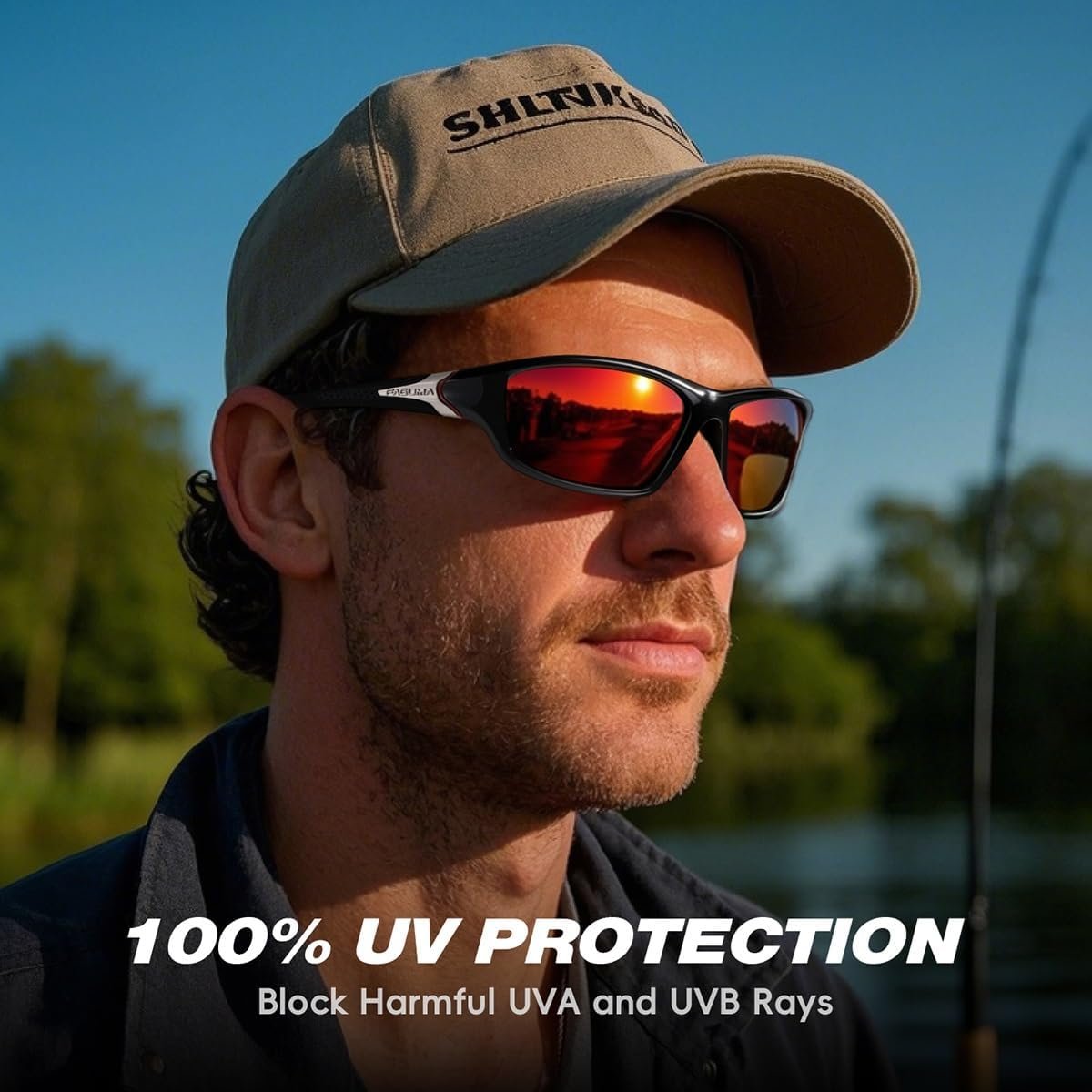 Gafas de sol polarizadas para hombre, ciclismo, conducir, pesca, 100% protección UV - Imagen 68
