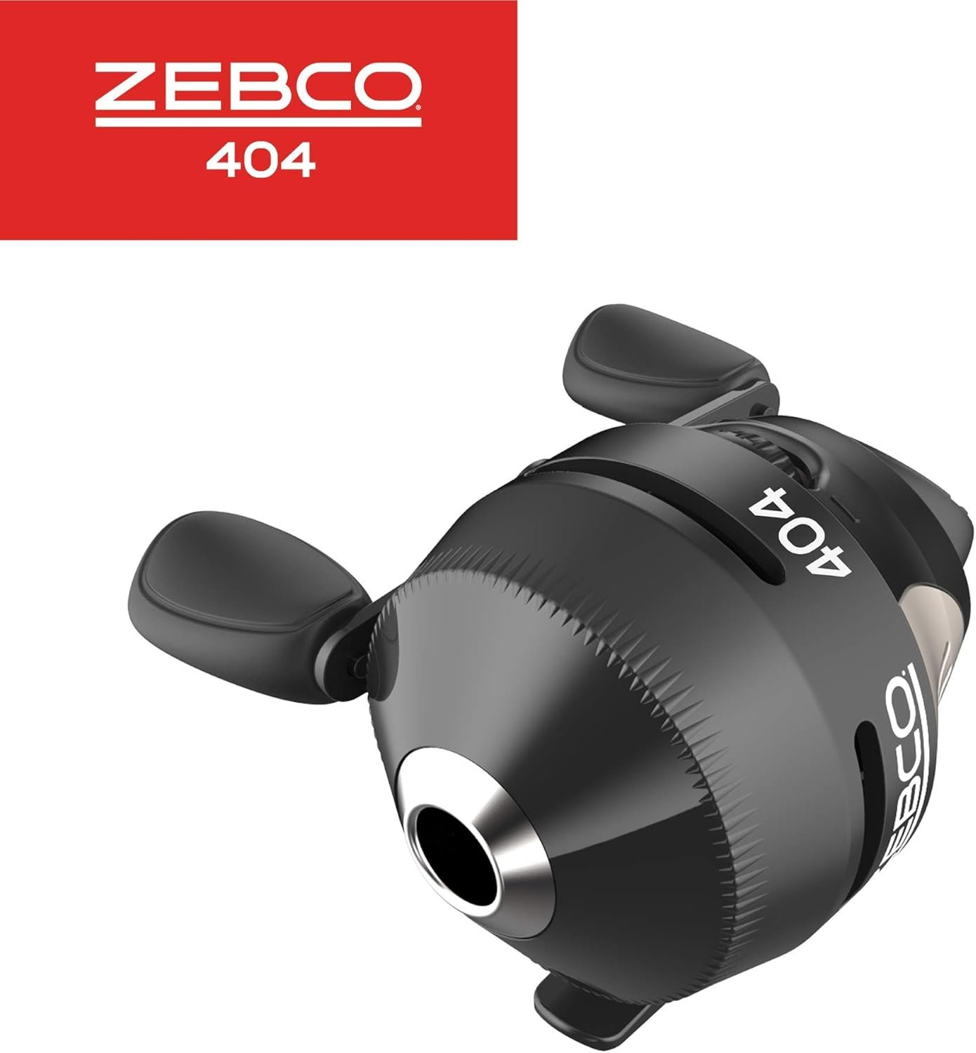 Zebco 404 Spincast - Carrete de pesca, carrete tamaño 40, recuperación a la derecha, alerta de mordida integrada, engranajes totalmente metálicos duraderos, pasador de recogida de acero inoxidable, predistribuido con línea de pesca Zebco de 15 libras, color negro - Imagen 4