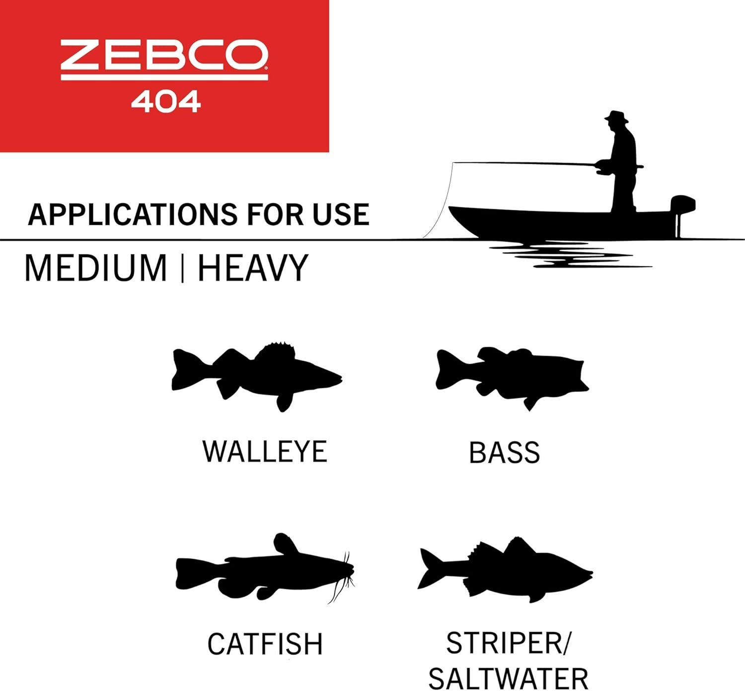 Zebco 404 Spincast - Carrete de pesca, carrete tamaño 40, recuperación a la derecha, alerta de mordida integrada, engranajes totalmente metálicos duraderos, pasador de recogida de acero inoxidable, predistribuido con línea de pesca Zebco de 15 libras, color negro - Imagen 5