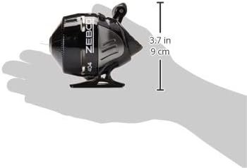 Zebco 404 Spincast - Carrete de pesca, carrete tamaño 40, recuperación a la derecha, alerta de mordida integrada, engranajes totalmente metálicos duraderos, pasador de recogida de acero inoxidable, predistribuido con línea de pesca Zebco de 15 libras, color negro - Imagen 7