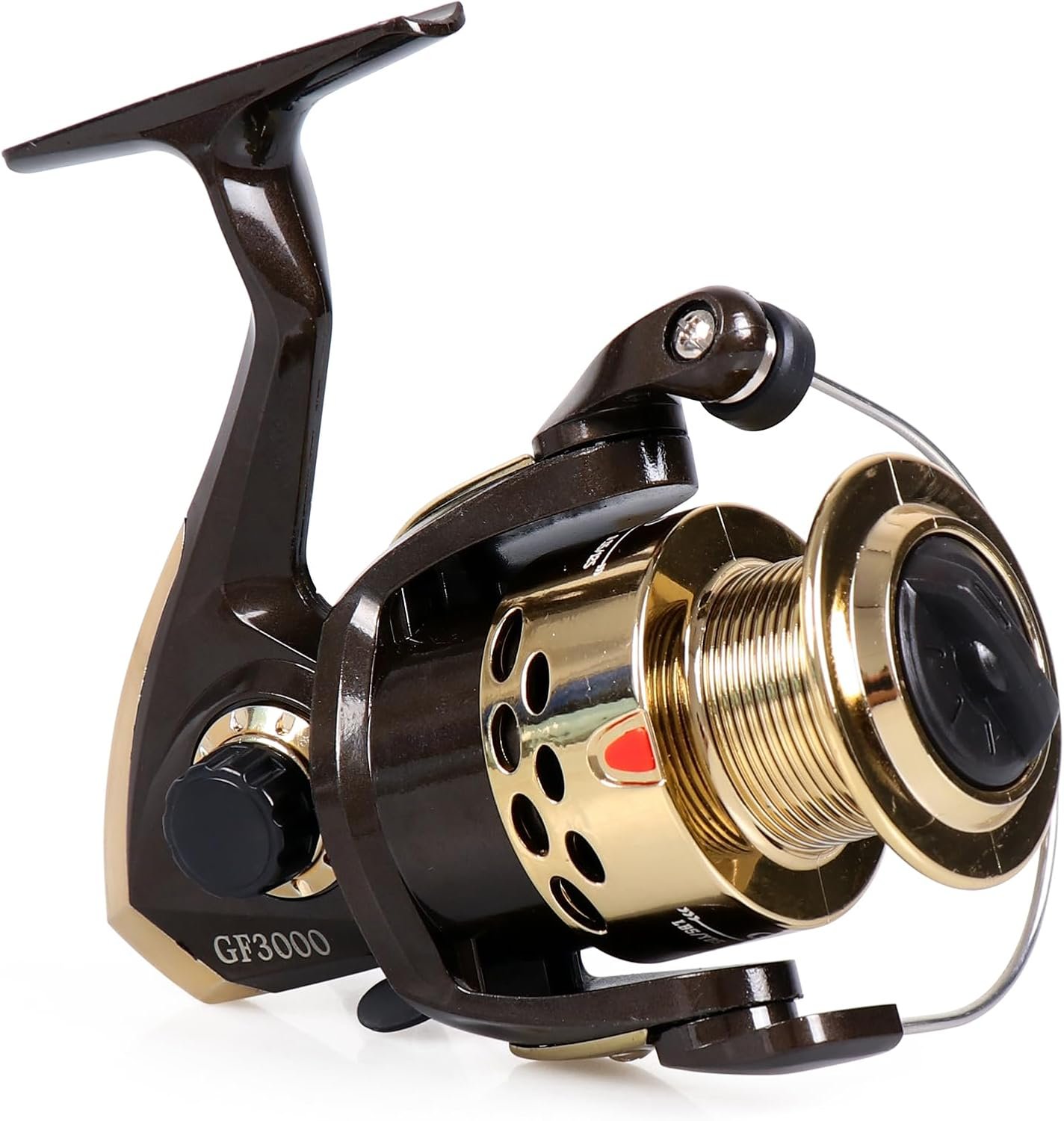 Spinning Fishing Reel for Freshwater Saltwater Fishing, Anti-Reverse with Front-Adjustable Drag - Imagen 2