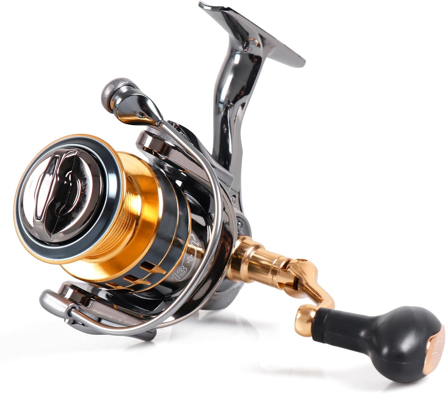 Spinning Fishing Reel for Freshwater Saltwater Fishing, Anti-Reverse with Front-Adjustable Drag - Imagen 8