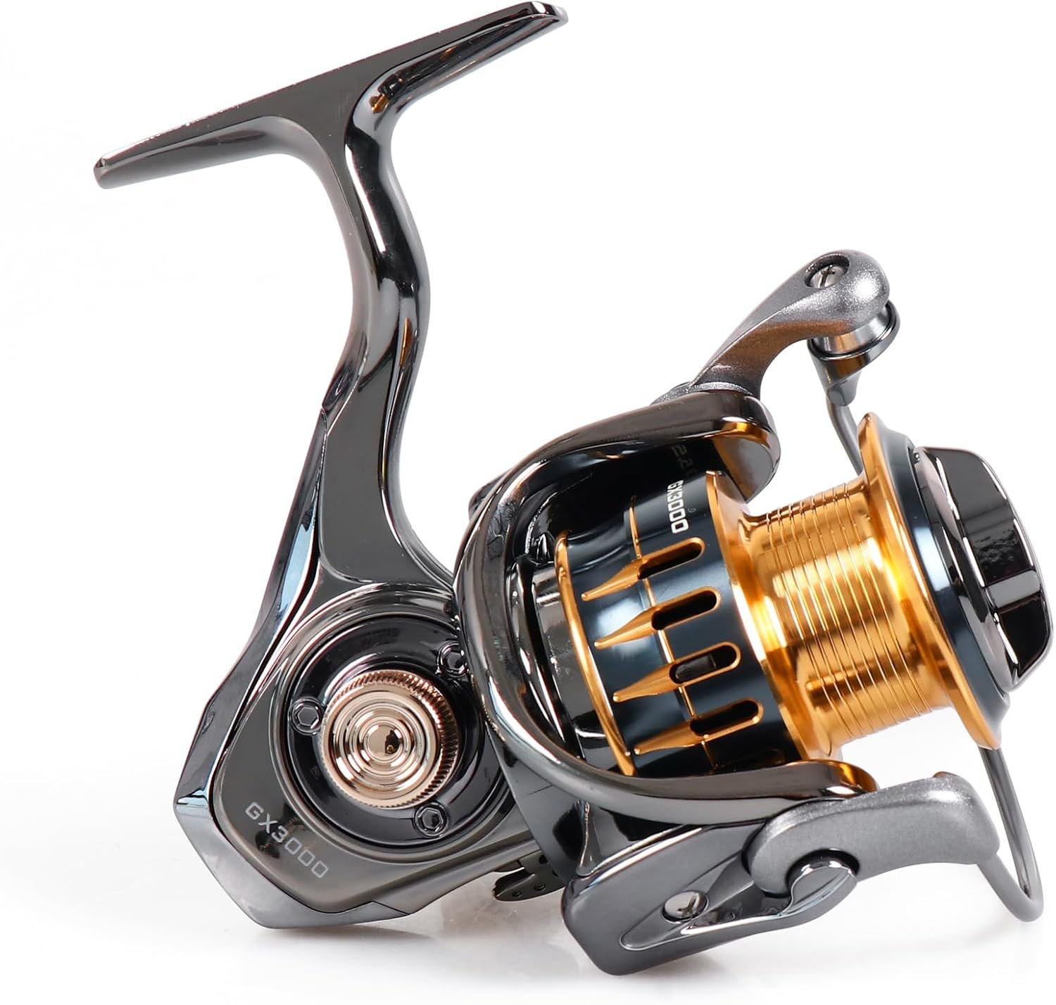 Spinning Fishing Reel for Freshwater Saltwater Fishing, Anti-Reverse with Front-Adjustable Drag - Imagen 9