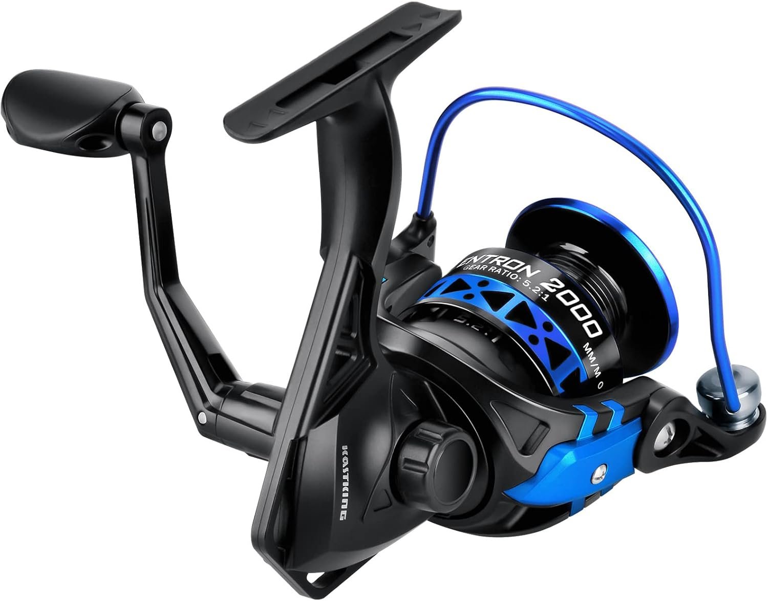 KastKing Centron & Centron Lite - Carretes giratorios, tamaño 500 es perfecto para pesca en hielo, hasta 17.5 arrastre máximo, relación de engranaje 5.2:1, ultra suave potente, carrete de aluminio CNC - Imagen 19