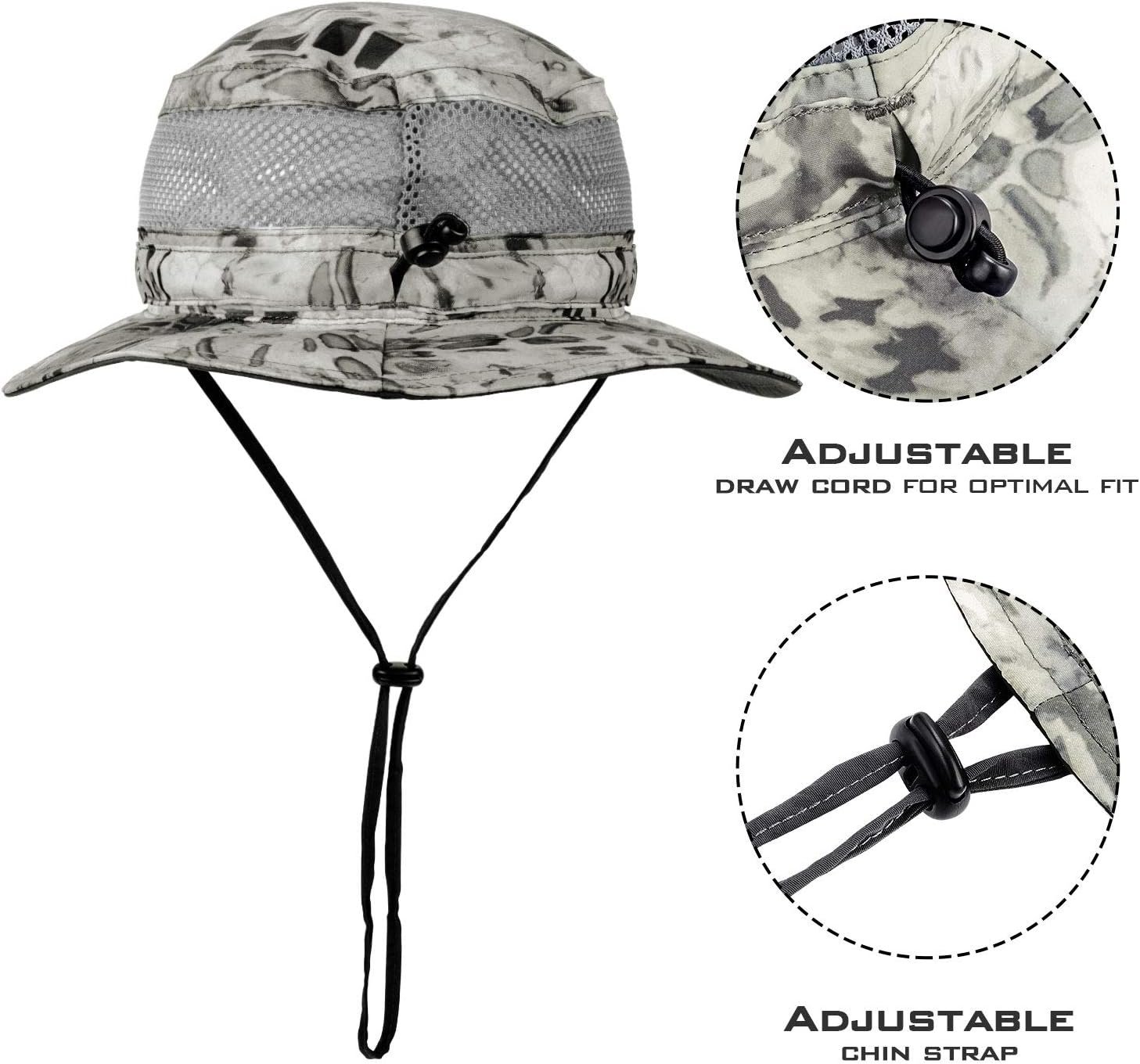 KastKing Sol Armis UPF 50 Boonie - Sombrero de protección solar, pesca, playa y senderismo, remo, remo, kayak - Imagen 3