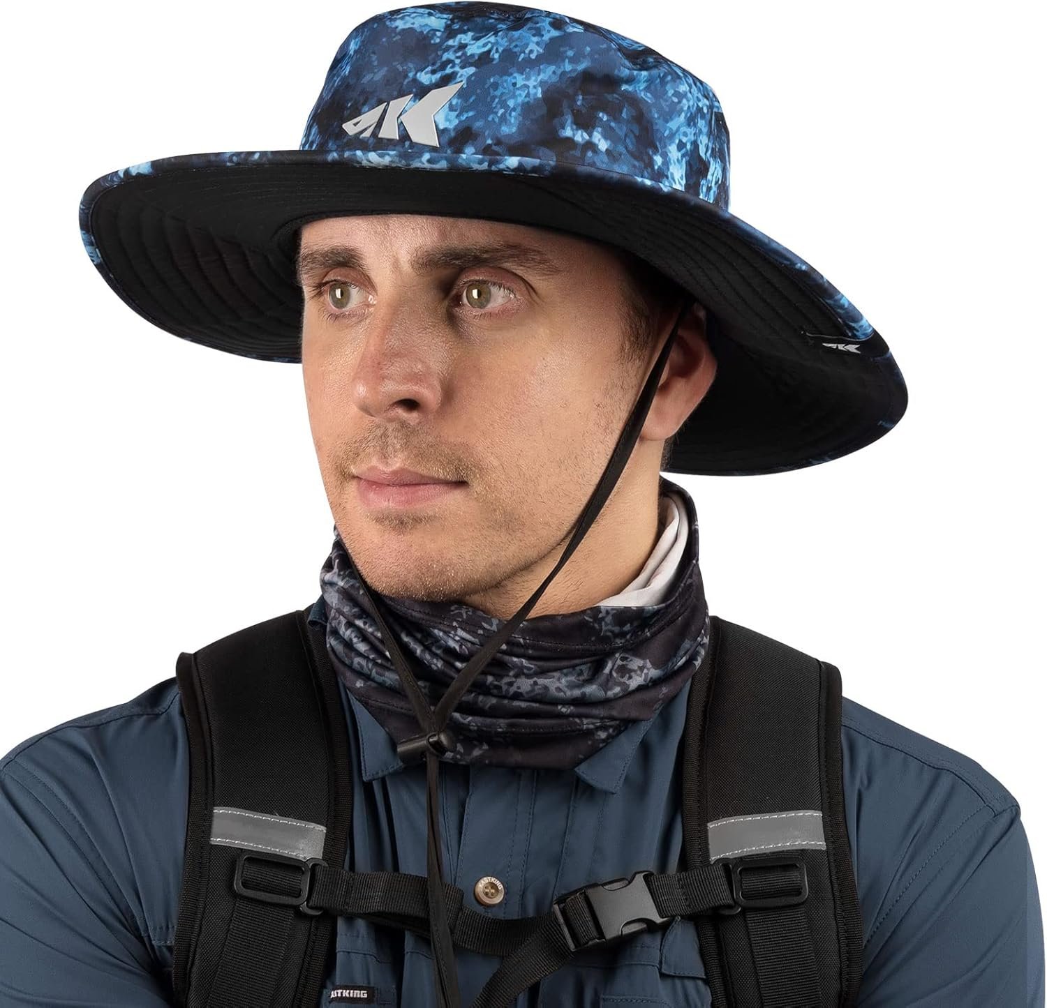 KastKing Sol Armis UPF 50 Boonie - Sombrero de protección solar, pesca, playa y senderismo, remo, remo, kayak - Imagen 11