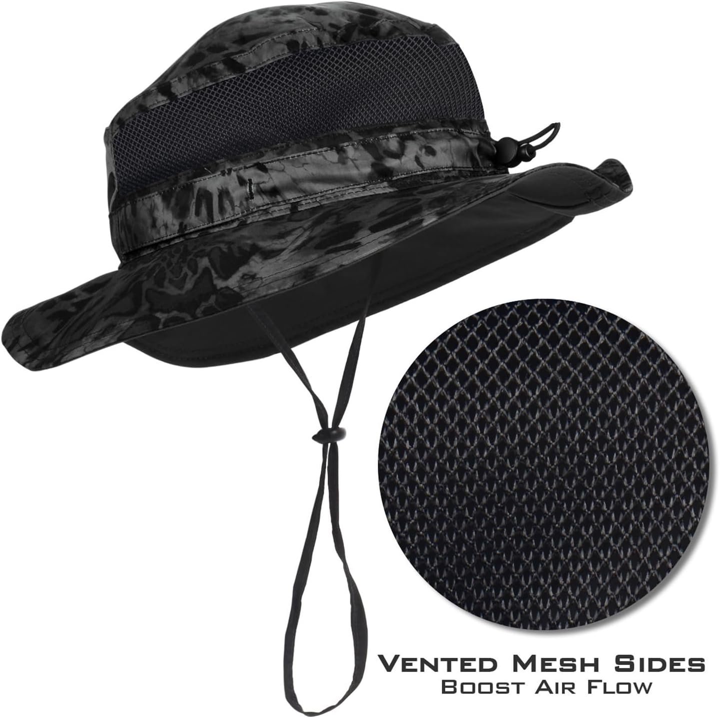 KastKing Sol Armis UPF 50 Boonie - Sombrero de protección solar, pesca, playa y senderismo, remo, remo, kayak - Imagen 22