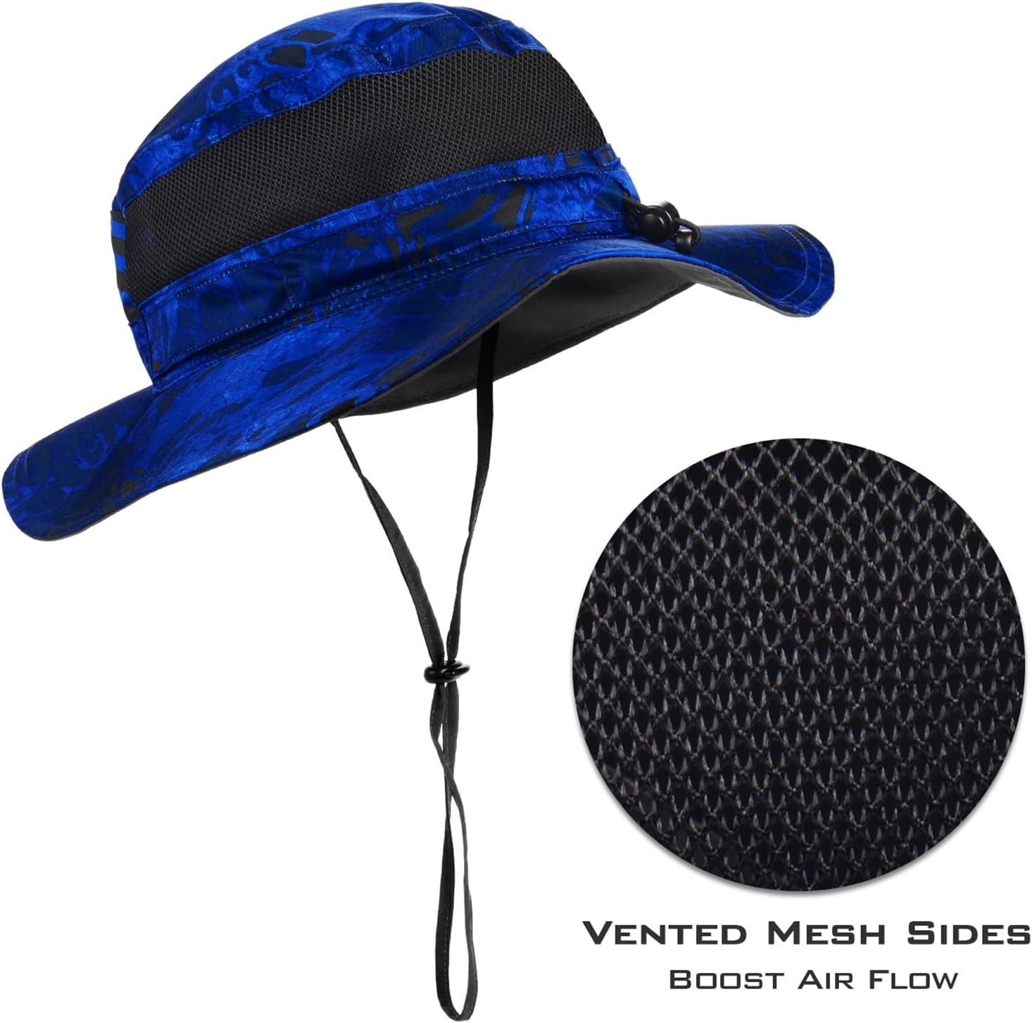 KastKing Sol Armis UPF 50 Boonie - Sombrero de protección solar, pesca, playa y senderismo, remo, remo, kayak - Imagen 29