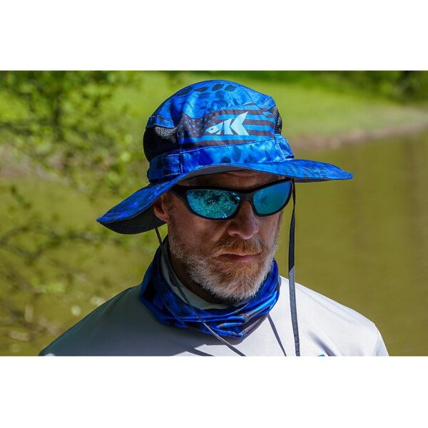 KastKing Sol Armis UPF 50 Boonie - Sombrero de protección solar, pesca, playa y senderismo, remo, remo, kayak - Imagen 32