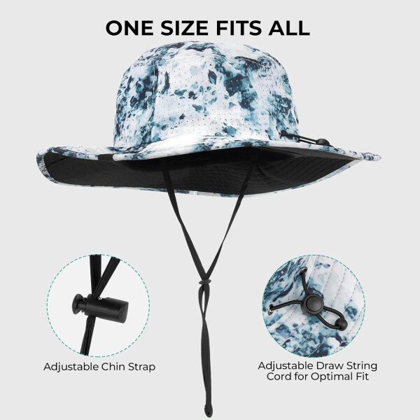 KastKing Sol Armis UPF 50 Boonie - Sombrero de protección solar, pesca, playa y senderismo, remo, remo, kayak - Imagen 37