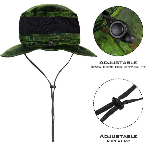 KastKing Sol Armis UPF 50 Boonie - Sombrero de protección solar, pesca, playa y senderismo, remo, remo, kayak - Imagen 43
