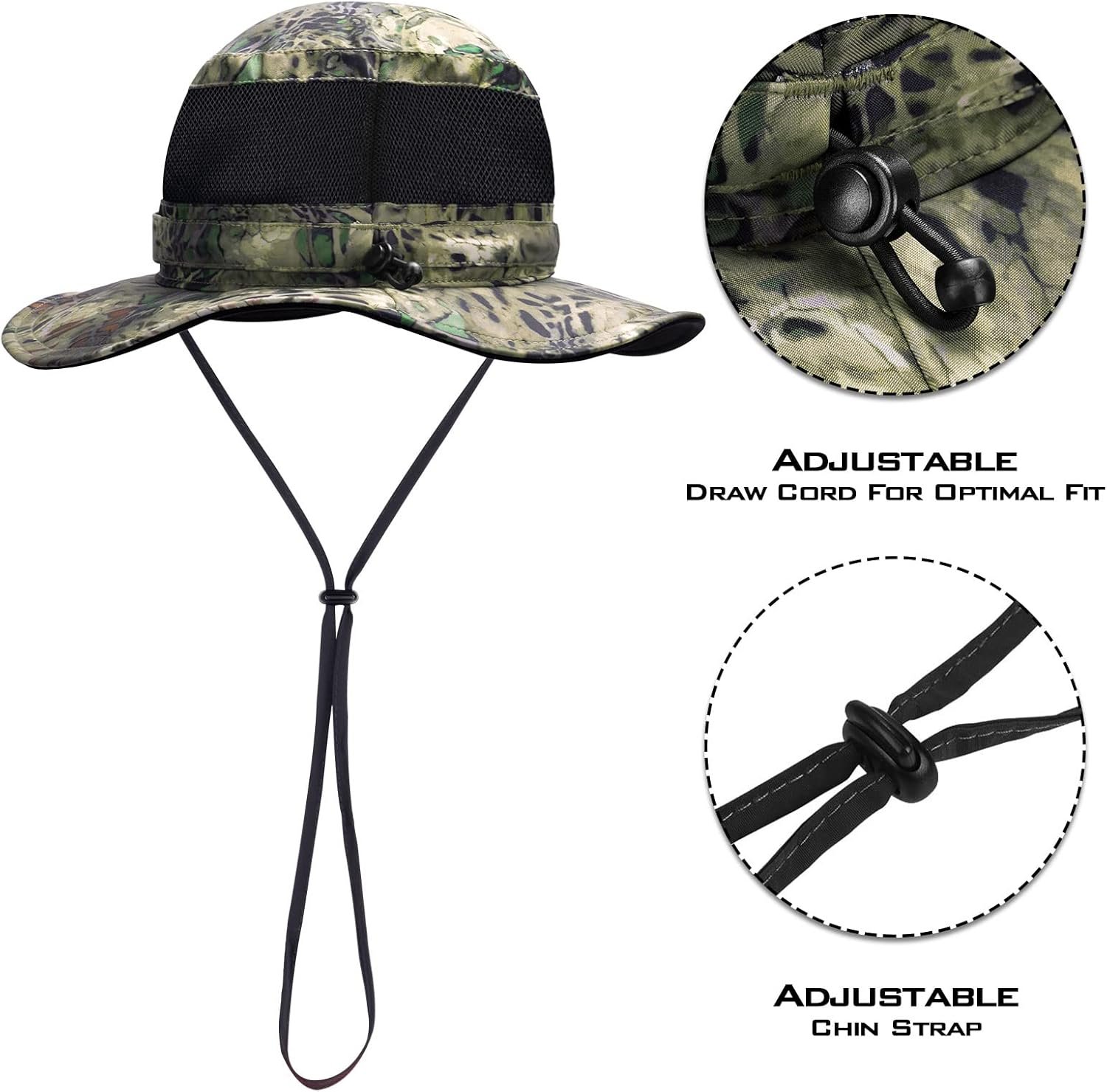 KastKing Sol Armis UPF 50 Boonie - Sombrero de protección solar, pesca, playa y senderismo, remo, remo, kayak - Imagen 55