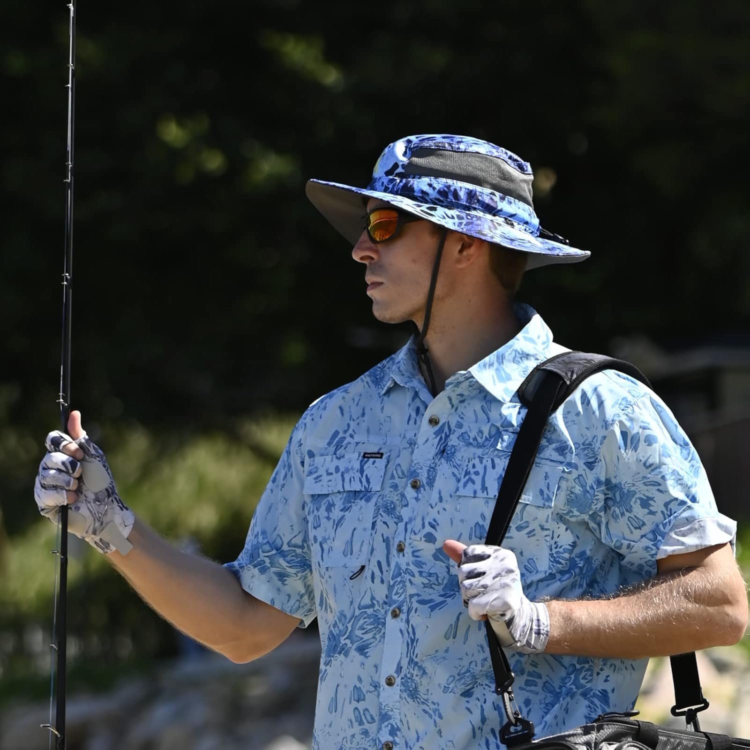 KastKing Sol Armis UPF 50 Boonie - Sombrero de protección solar, pesca, playa y senderismo, remo, remo, kayak - Imagen 77