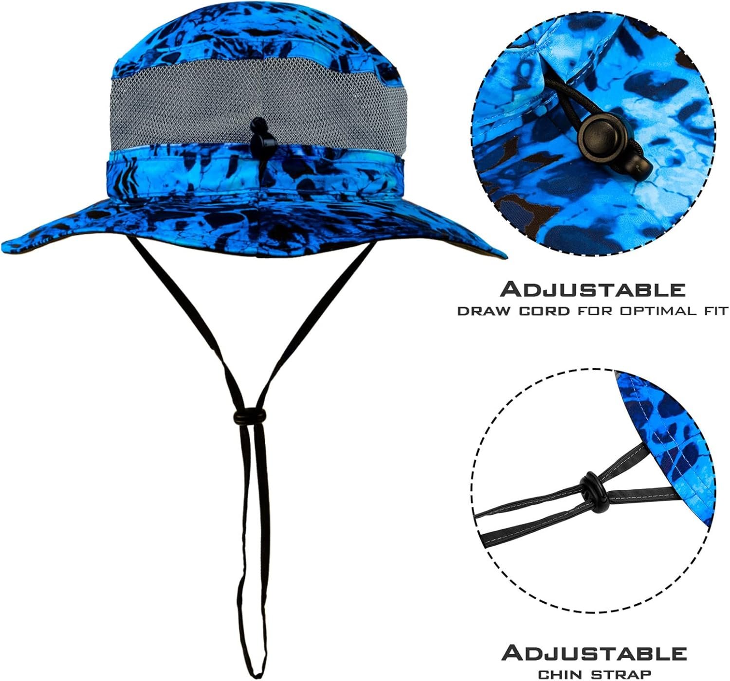 KastKing Sol Armis UPF 50 Boonie - Sombrero de protección solar, pesca, playa y senderismo, remo, remo, kayak - Imagen 79